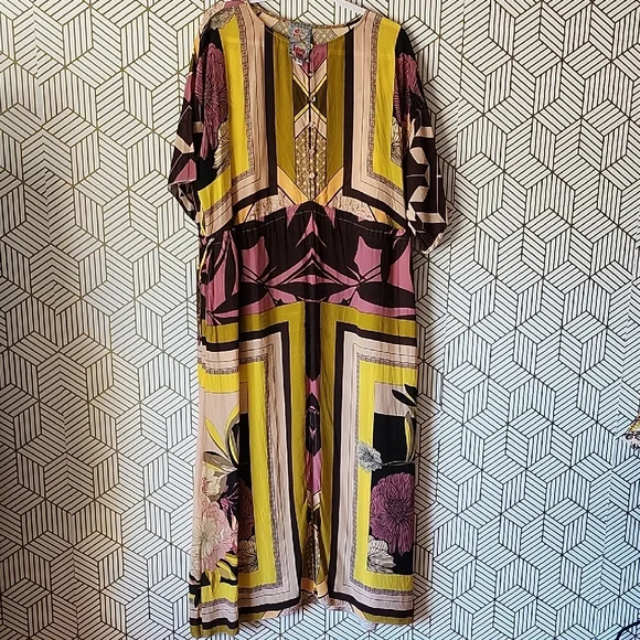 Johnny Was Thalia Silk Maxi Dress - Picture 3 of 8